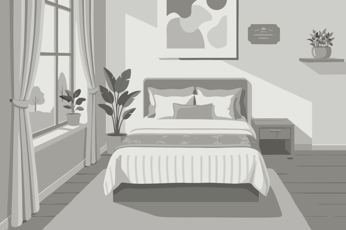 Tempat Tidur Susun di Kamar Asrama Campuran